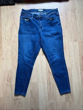Ava & Viv Dark Blue Skinny Jeans - Stretch Denim